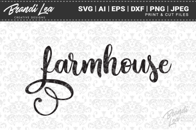 Farmhouse SVG Cutting Files