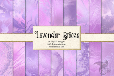 Lavender Breeze Digital Paper