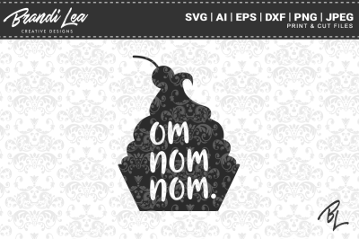 Om Nom Nom SVG Cutting Files