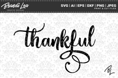 Thankful SVG Cutting Files