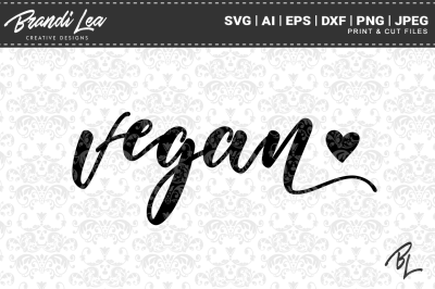 Vegan SVG Cutting Files