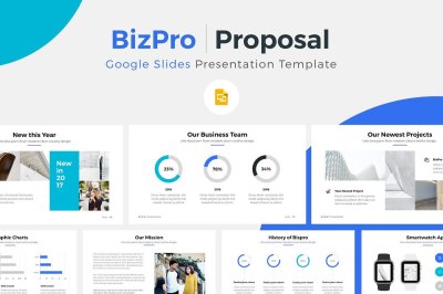 BizPro. Google Slides Template +Gift