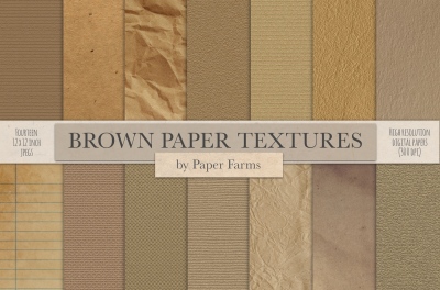 Brown paper textures