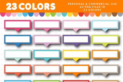 Header clipart&2C; Sticker clipart&2C; Planner clipart&2C; CL-968