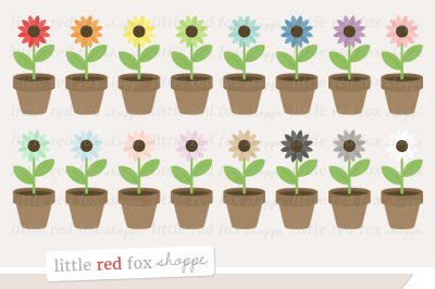 Potted Flower Clipart