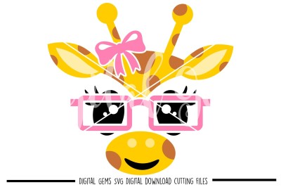 Giraffe face SVG / DXF / EPS / PNG files