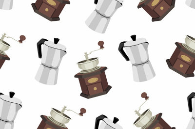 coffee machines pattern