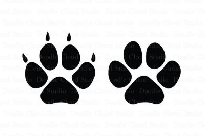  Pet Paw SVG Files&2C; Dog svg Files&2C; Cat svg Files for Silhouette Cameo 