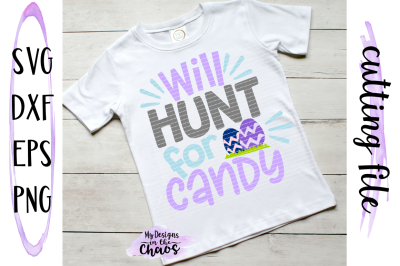 Will Hunt for Candy SVG | Easter SVG | Egg Hunt SVG | Silhouette