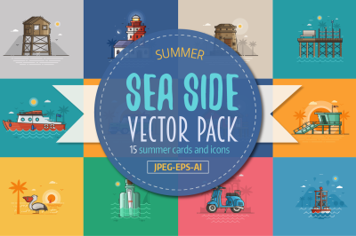 Summer Sea Side Cards and Designs