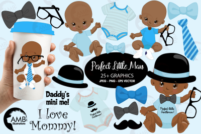 Little Man clipart, graphics Baby clipart, AMB-1815