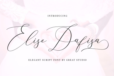 Elise Dafisa - Elegant Script Font