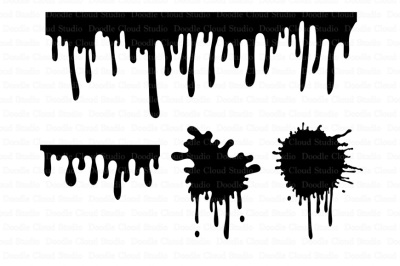  Liquid Paint svg&2C; Dripping Paint svg&2C; Paint Stains svg