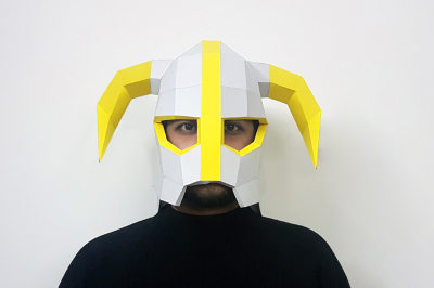 DIY Barbarian Helmet - 3d papercraft