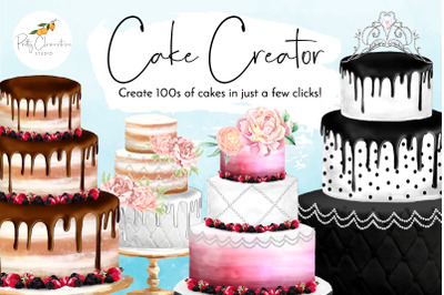 BIG Watercolor Cake Creator | Wedding Cakes