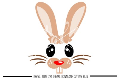 Rabbit Face SVG / PNG / EPS / DXF Files
