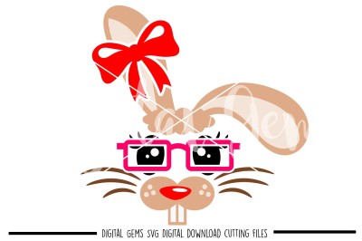 Rabbit Face SVG / PNG / EPS / DXF Files