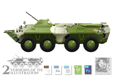 Armored troop-carrier