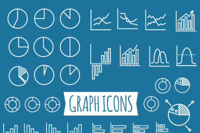 40+ Diagram and Graphs Icons
