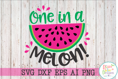 One in a Melon SVG DXF EPS AI PNG - cutting file