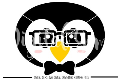 Penguin Face SVG / DXF / EPS / PNG Files