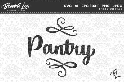 Pantry SVG Cut Files