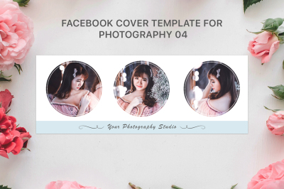 Facebook Cover Template for Fashion Photography 04