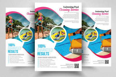 Pool Cleaning Service Flyer