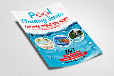 Pool Cleaning Service Flyer