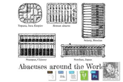 illustration of different Abacus