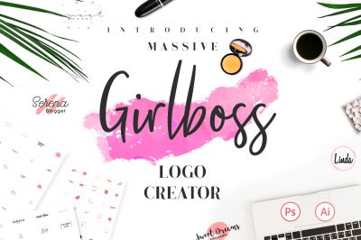 Girlboss Logo Creator Pack