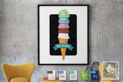 ice cream tower