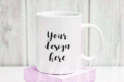 Rustic mug mockup white coffee cup mock up psd smart object template