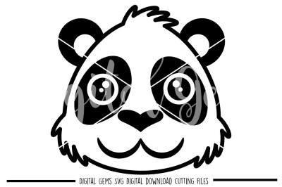 Panda SVG / DXF / EPS / PNG Files