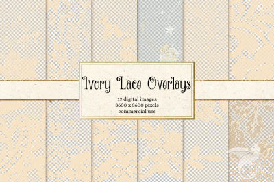 Ivory Lace Overlays