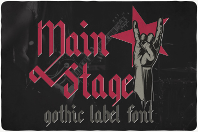 Main Stage typeface