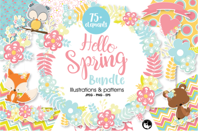 Hello Spring Bundle - Graphics and Patterns