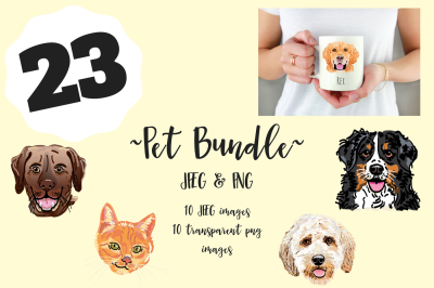 Cute Pet Graphic Bundle