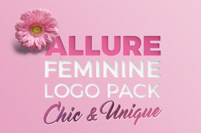 60 Feminine branding logo templates