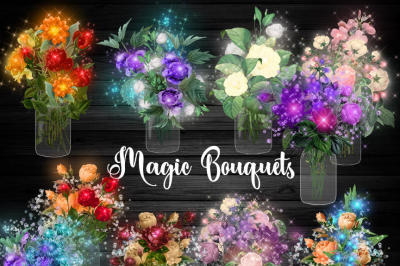 Magic Bouquets Clipart