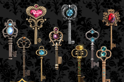 Magic Keys Clipart