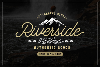 Riverside Monoline Script