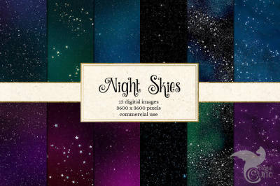 Night Skies Digital Paper