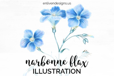 Blue Flower Clipart