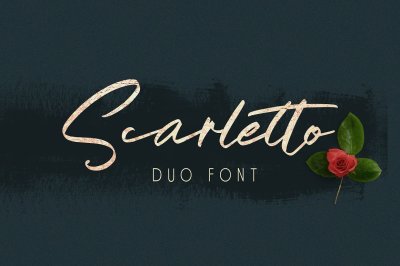Scarleto Font Duo