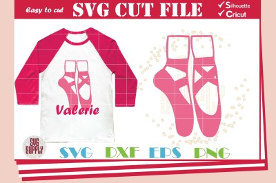 Ballerina Shoes SVG * Ballet shoes SVG Cut File