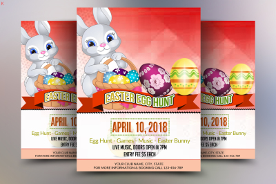 Easter Egg Hunt Flyer Template