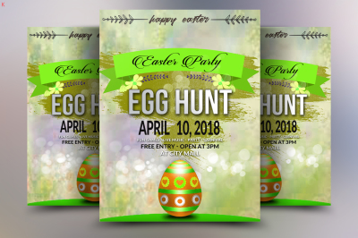 Easter Party Flyer Template