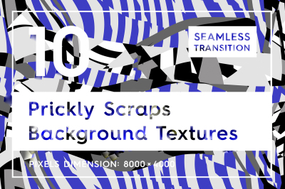 10 Prickly Scraps Background Textures