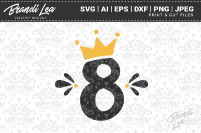 Eight Crown SVG Cut Files